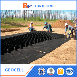 HDPE Geocell for roadbase reforcement